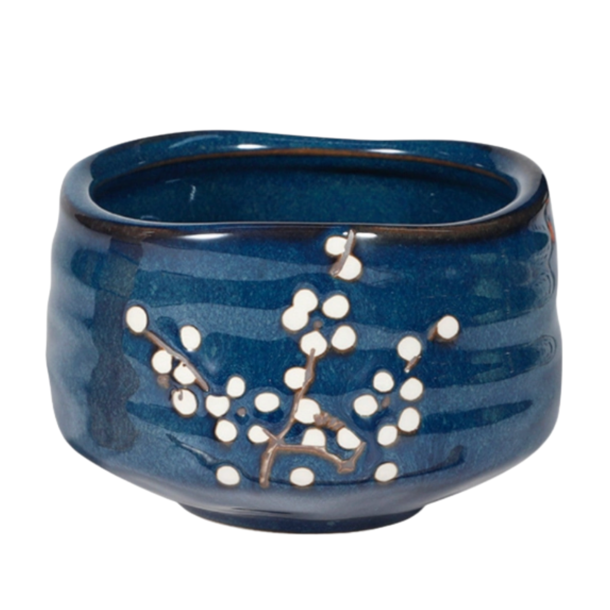 Matcha Bowl | Navy Blue Sakura | 21 OZ
