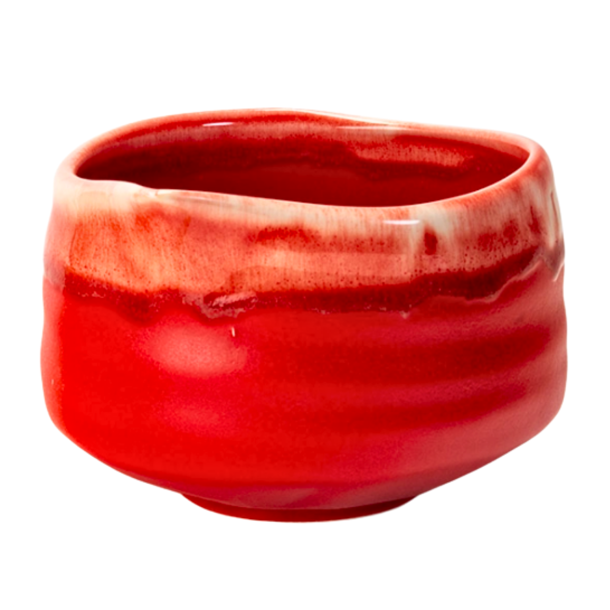 Matcha Bowl with Spout | Red Pink | 20 OZ