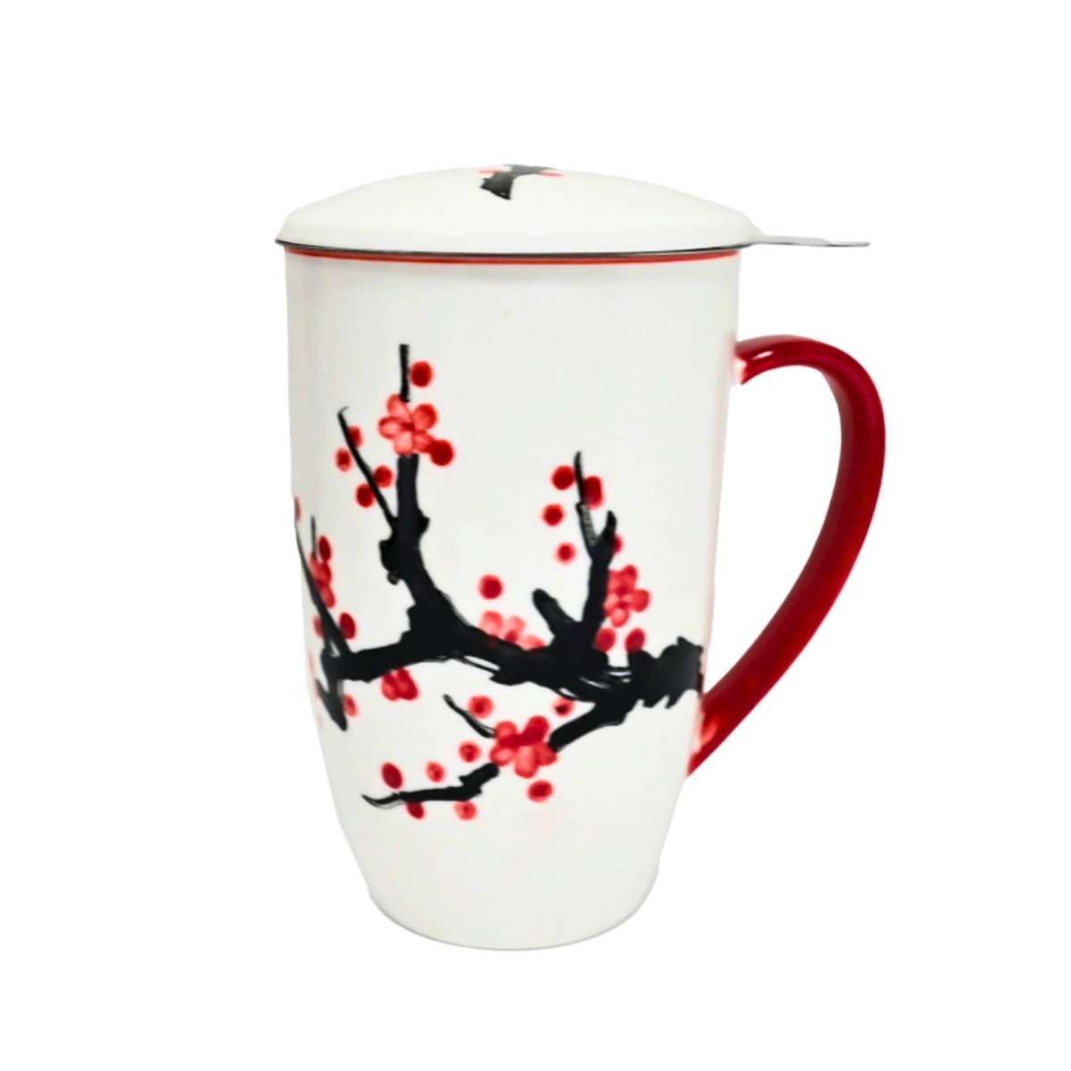 Mug with Stainless Steel Infuser | Sakura | 15 fl oz