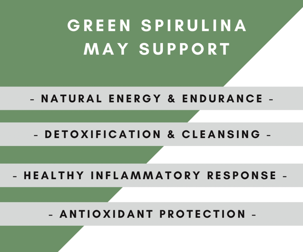 Organic Green Spirulina Extract Powder - 3.52 oz