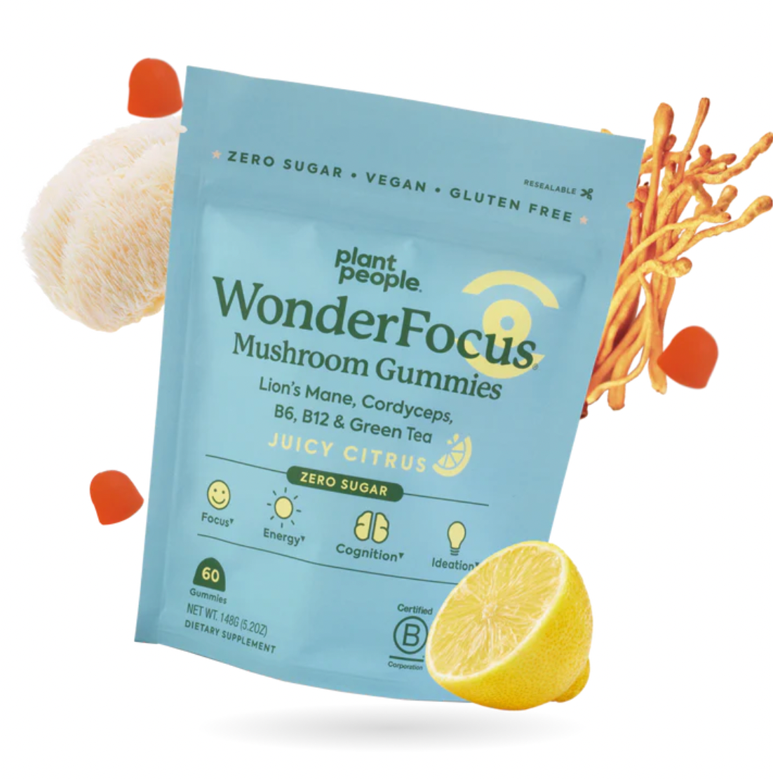 WonderFocus Super Mushroom Gummies