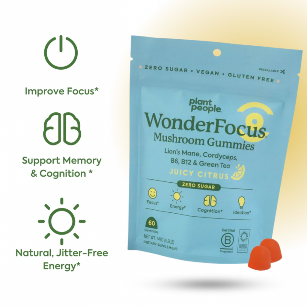 WonderFocus Super Mushroom Gummies
