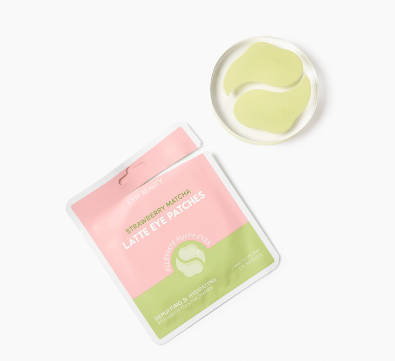Strawberry Matcha Latte Depuffing & Hydrating Eye Patches