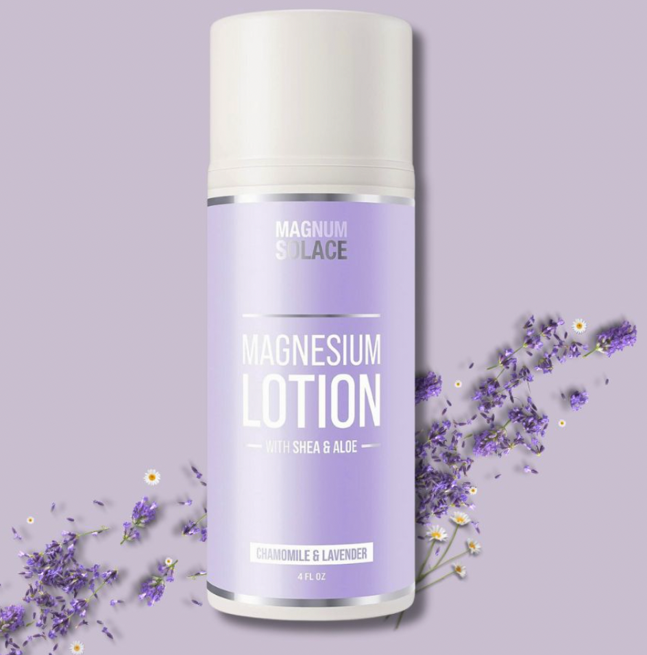 Magnesium Lotion with Chamomile, Lavender, Aloe & Shea
