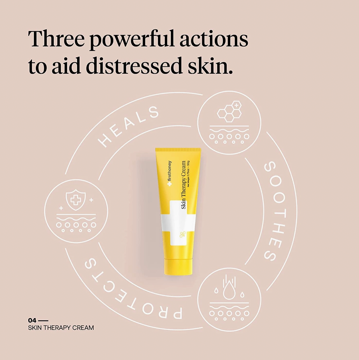 First Honey® Manuka Honey Skin Therapy Cream For Eczema & Dry Skin