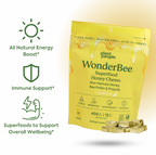 WonderBee Superfood Honey Chews - Raw Manuka Honey, Bee Pollen & Propolis
