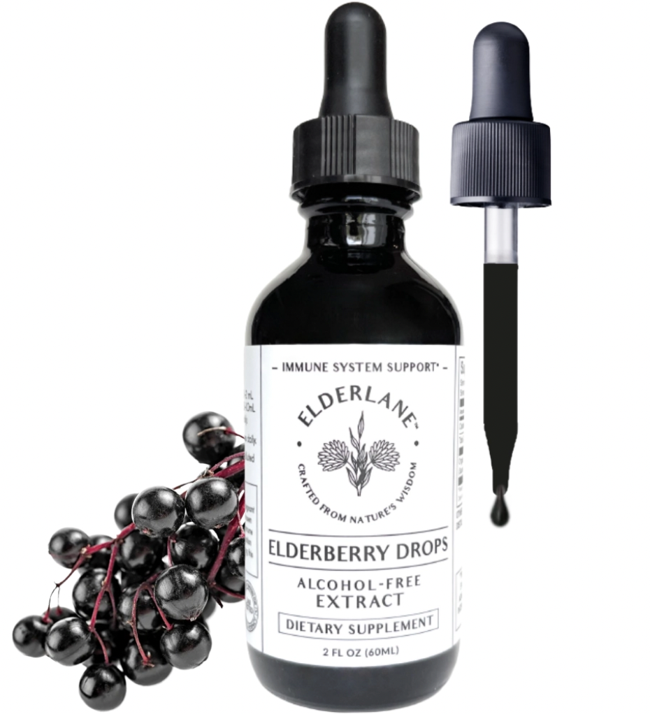 Sugar Free Elderberry Drops - 2 oz