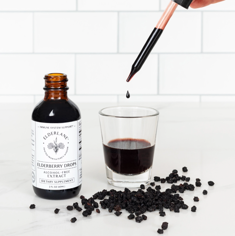 Sugar Free Elderberry Drops - 2 oz