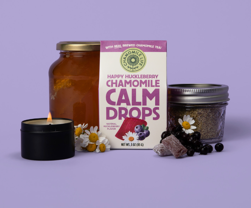 Happy Huckleberry Chamomile Calm Drops