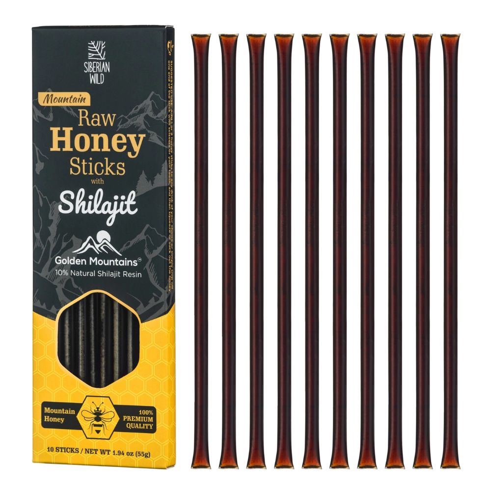 12% Shilajit Honey Sticks - 10 pack