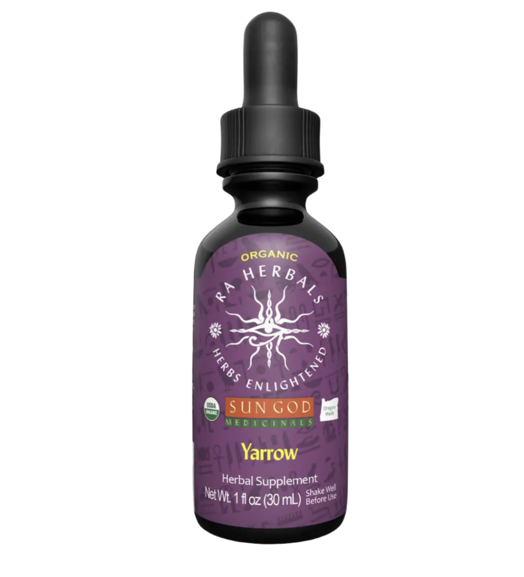 Organic Yarrow Tincture - 1 oz