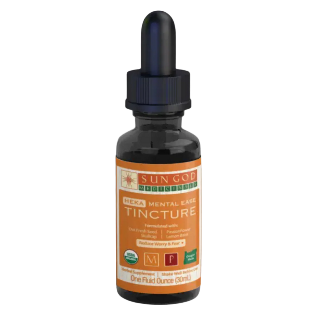 Organic Heka Mental Ease Tincture - 1 oz