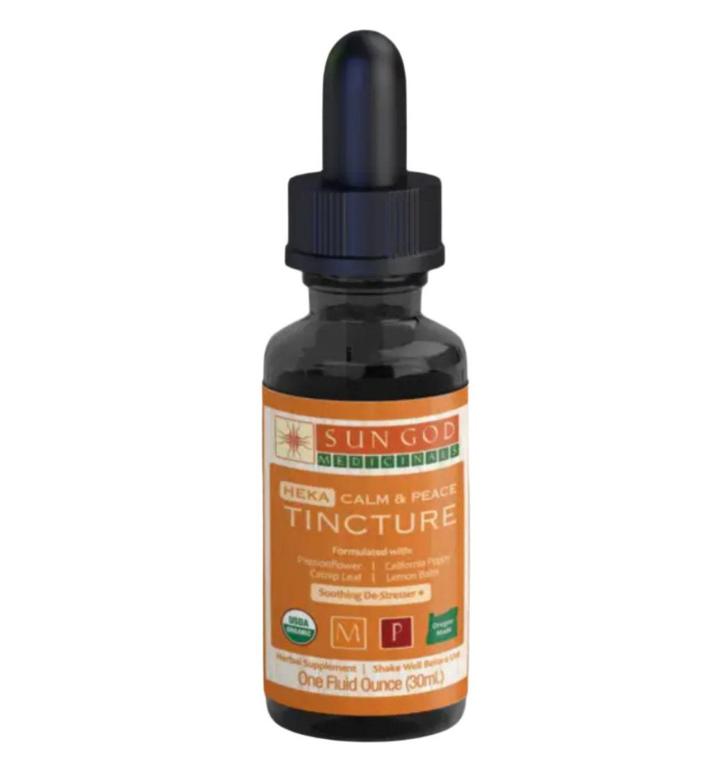 Organic Heka Calm & Peace Tincture - 1 oz