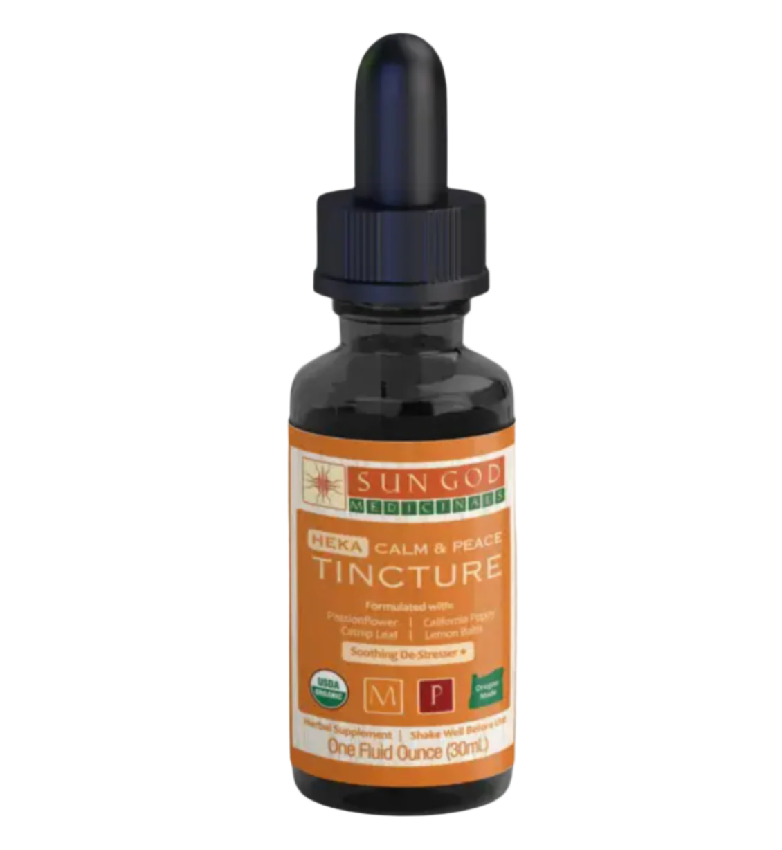 Organic Heka Calm & Peace Tincture - 1 oz