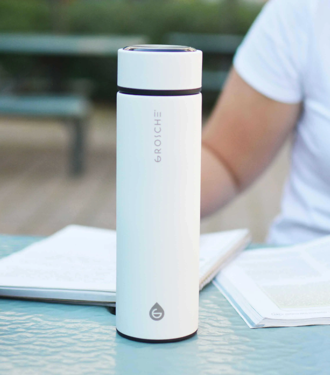 Chicago Insulated Tea Infuser Bottle - White