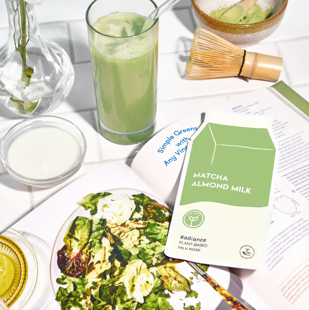 Matcha Almond Milk Radiance Plant Based Milk Sheet Mask