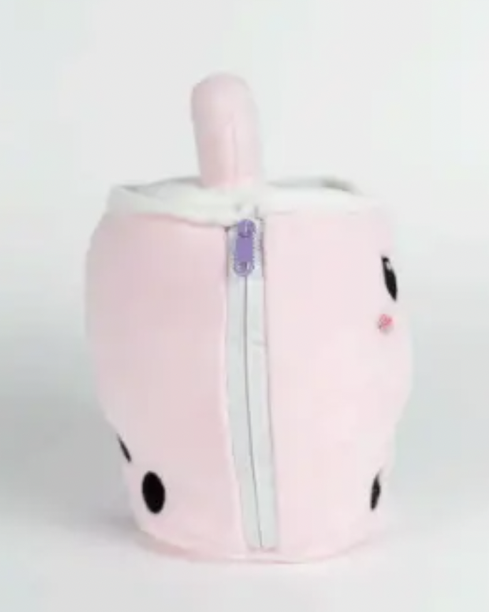 Happy and Mad Reversible / Secret Pouch Boba Plushie