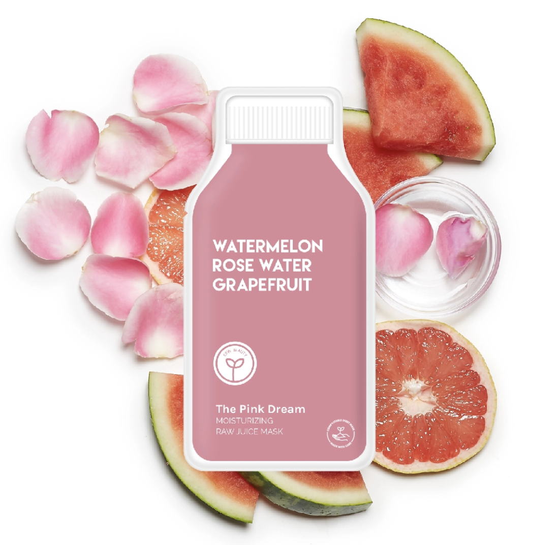 The Pink Dream Moisturizing Raw Juice Sheet Mask