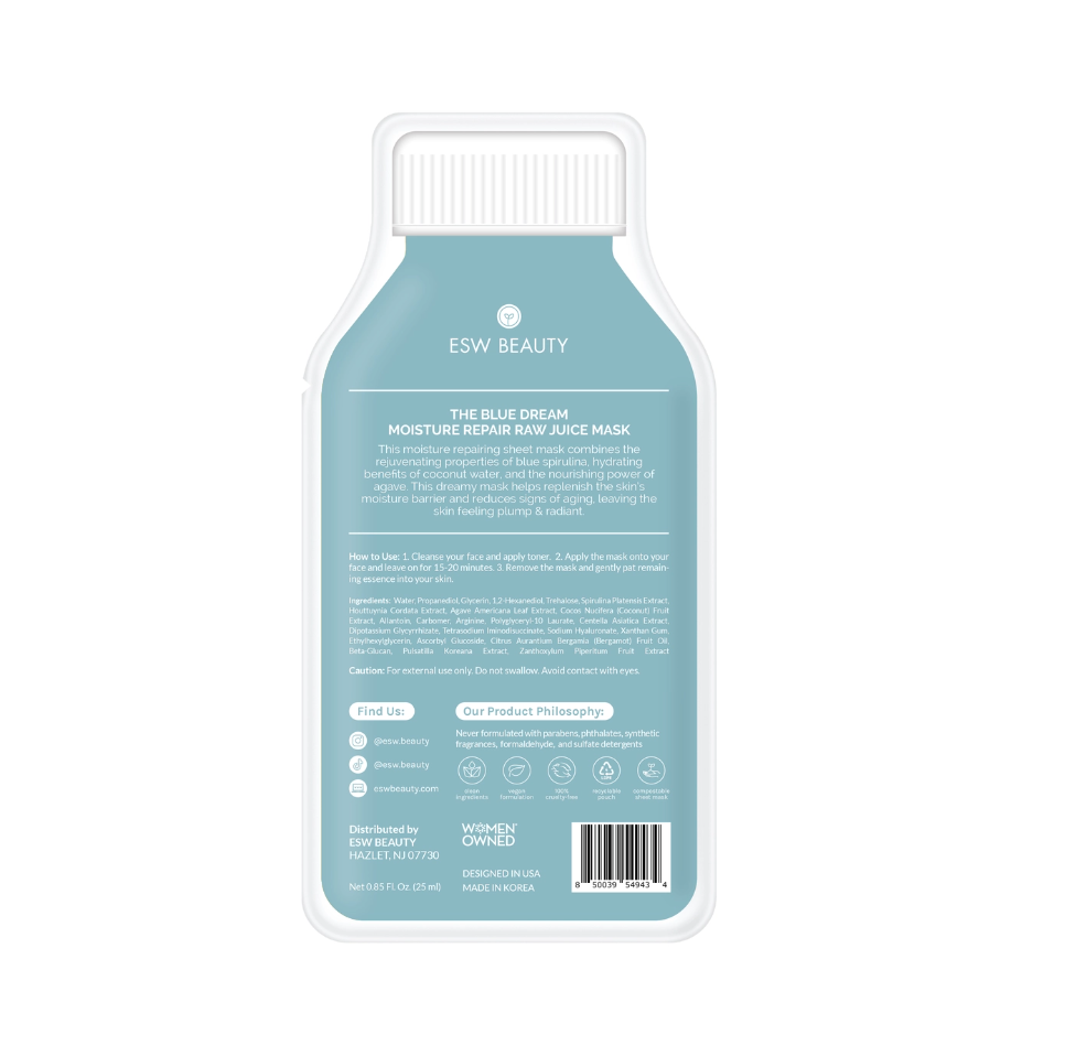 The Blue Dream Moisture Repair Raw Juice Mask