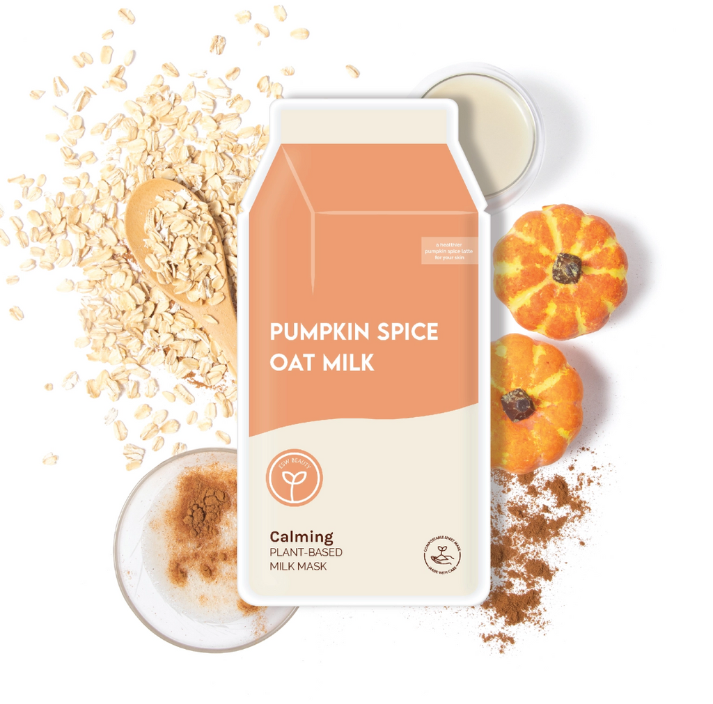 Pumpkin Spice Oat Milk Calming Plant Based Milk Mask