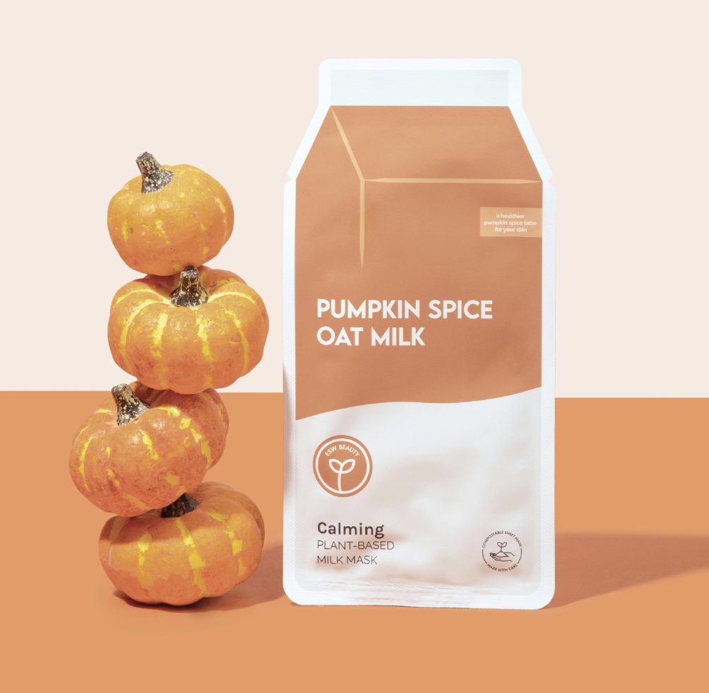 Pumpkin Spice Oat Milk Calming Plant Based Milk Mask
