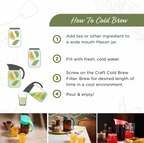Craft Cold Brew Filter for Mason Jar
