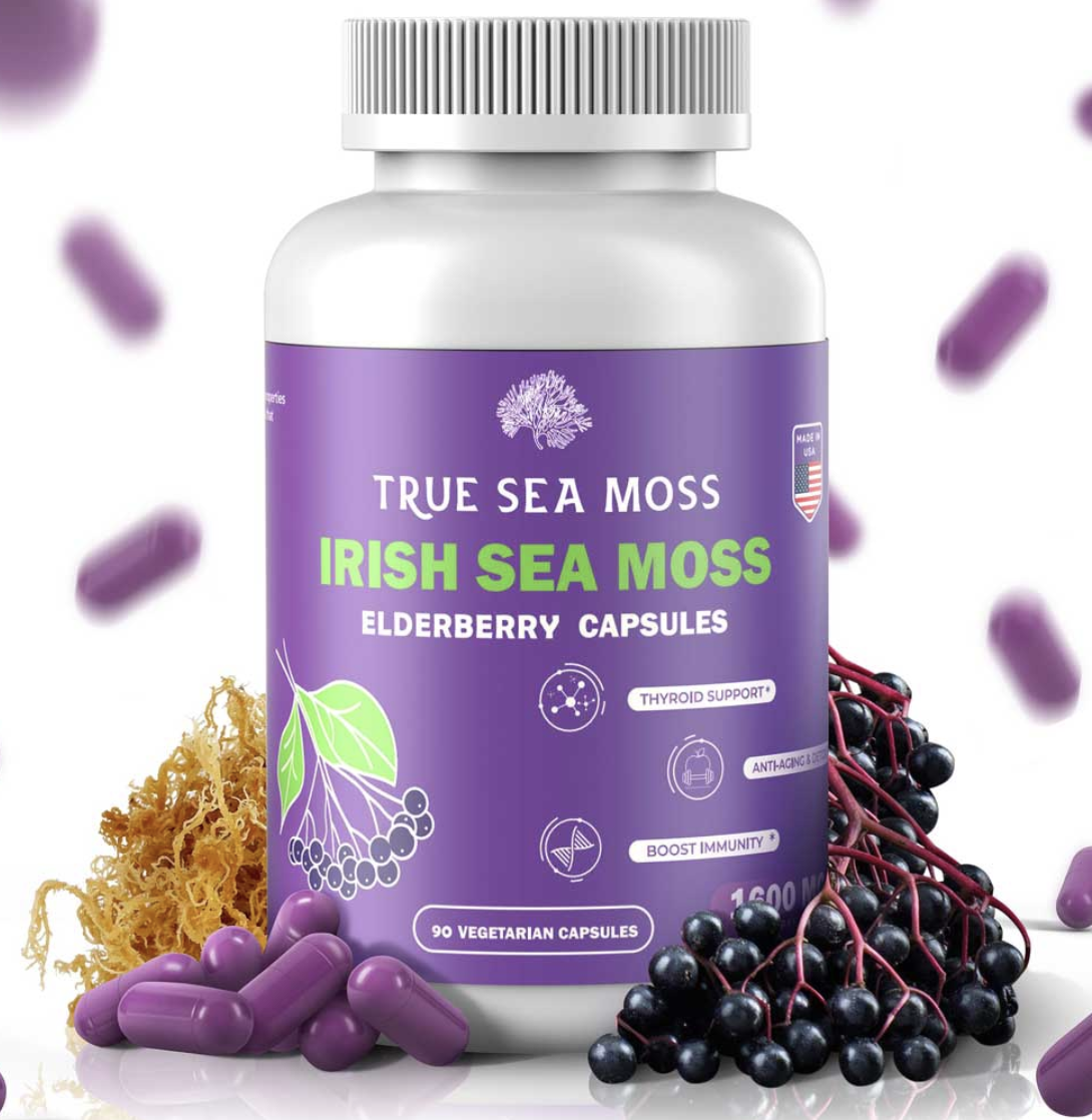 Elderberry Natural Sea Moss Capsules