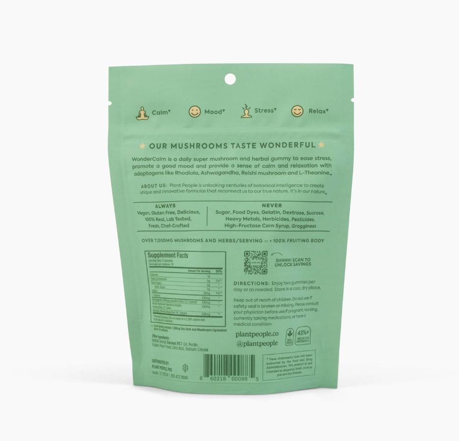 WonderCalm Mushroom Gummies