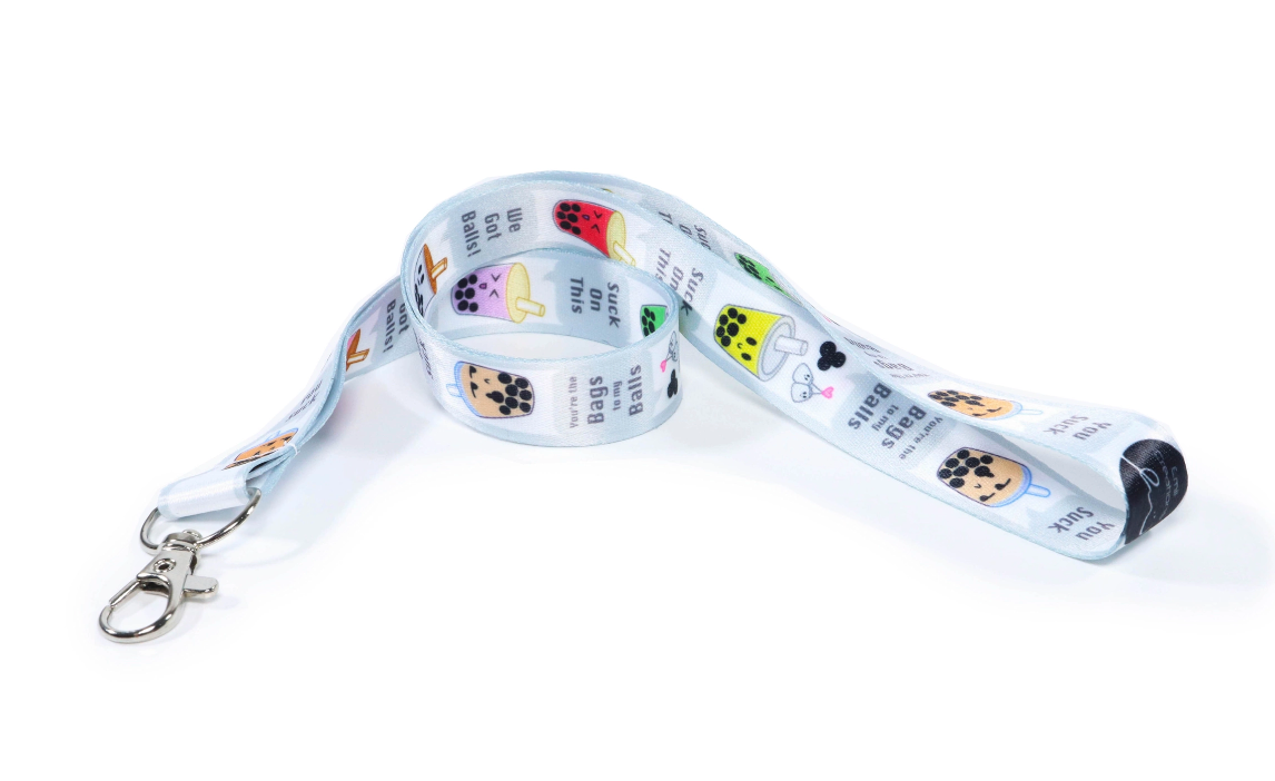 Punny Boba Lanyard