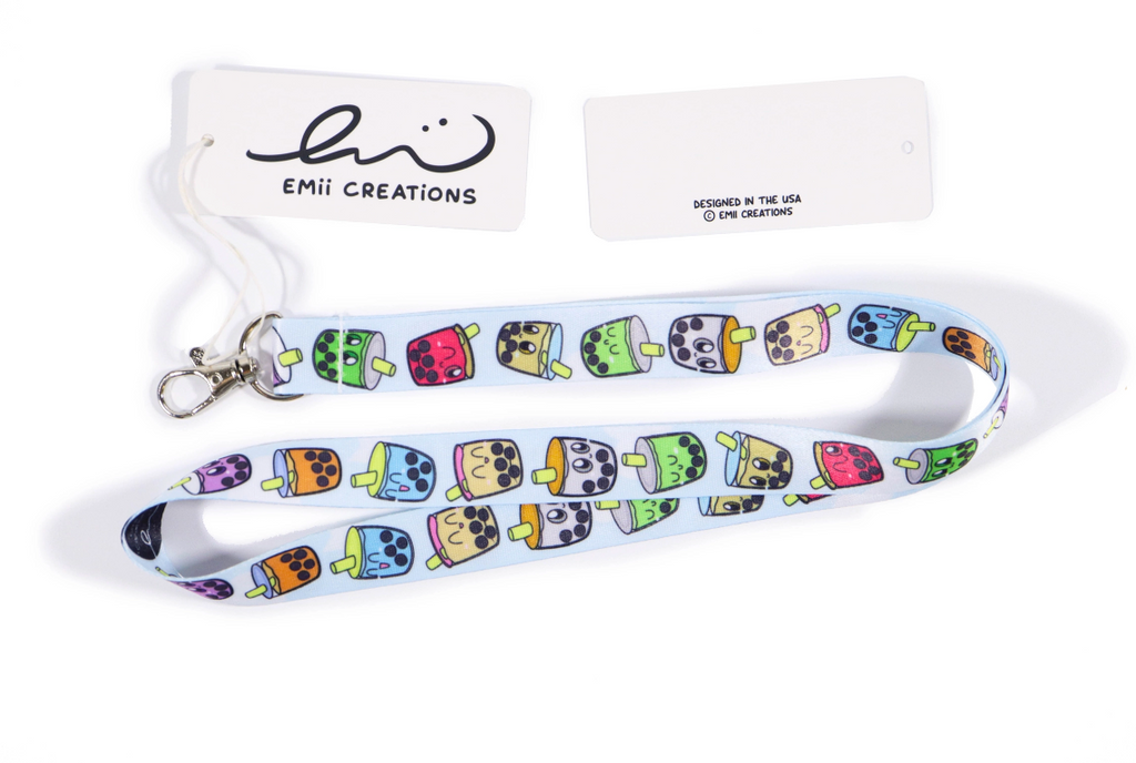 Chubby Cute Boba Lanyard