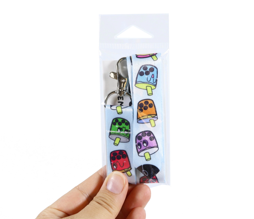 Chubby Cute Boba Lanyard