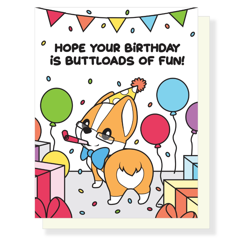Dabs Buttloads Fun Greeting Card