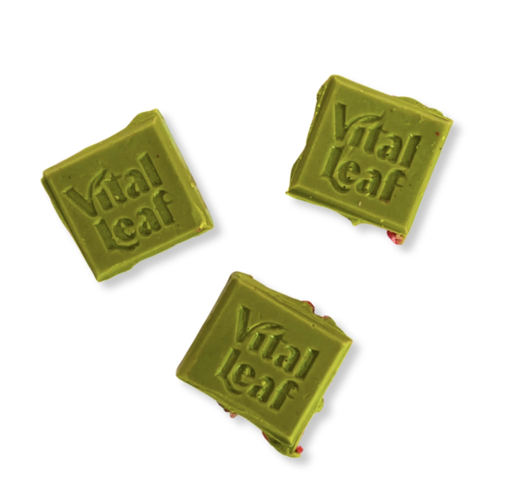 Strawberry Matcha | Adaptogen Chocolate Bar | Stress Relief