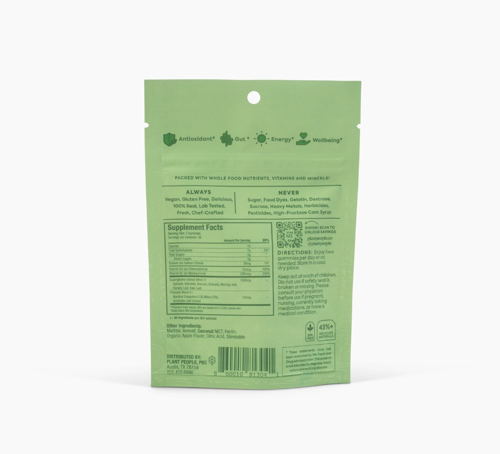 WonderGreens Super Veggie Gummies
