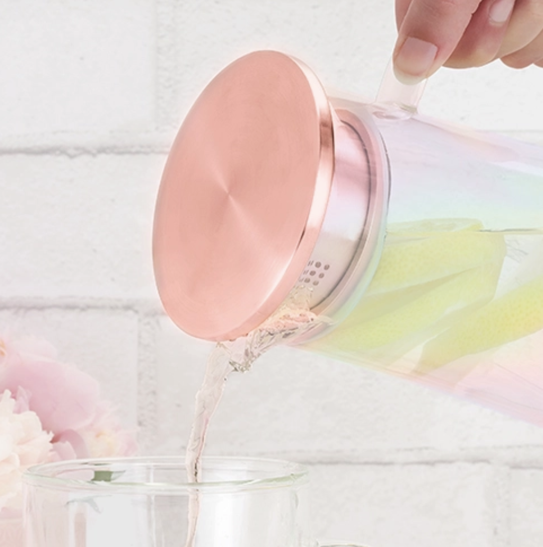 Charlie™ Iridescent Glass Iced Tea Carafe - 50 oz
