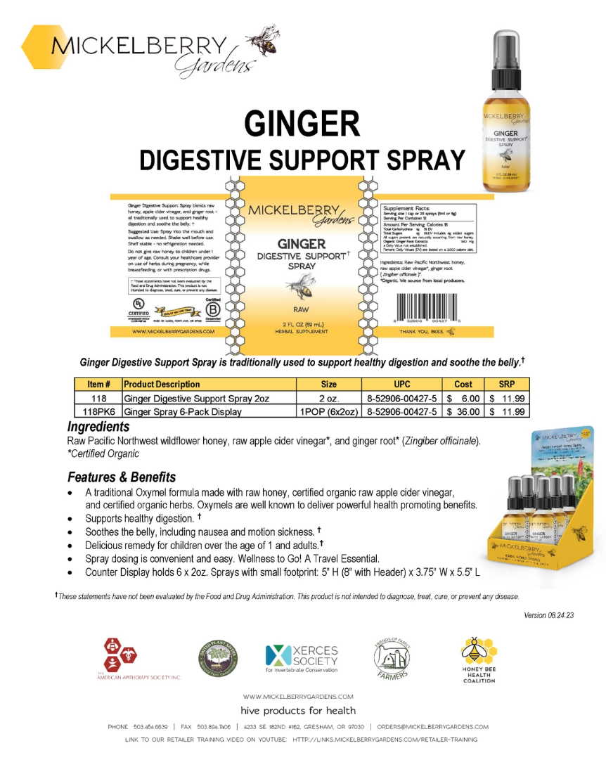 Ginger Digestive Support Spray