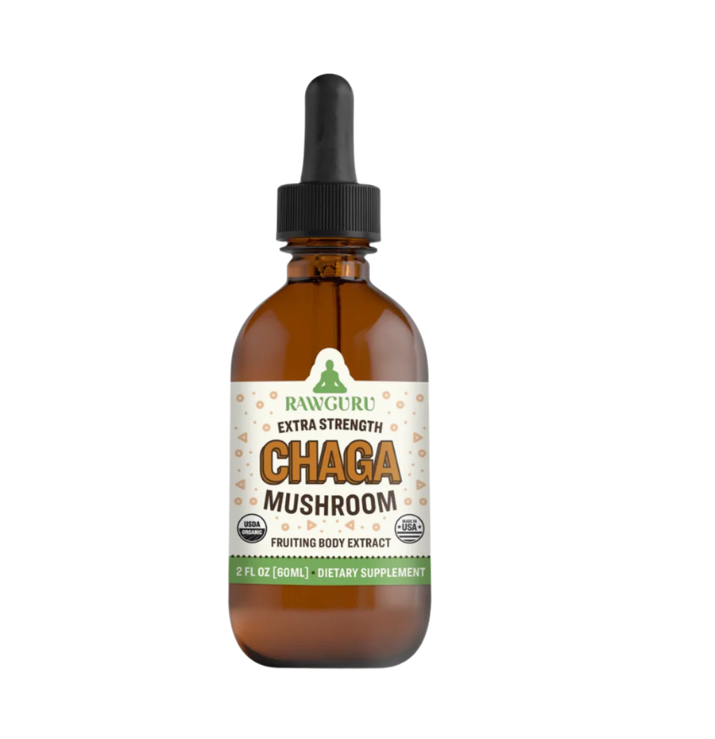 Organic Extra Strength Chaga Mushroom Tincture - 2 oz