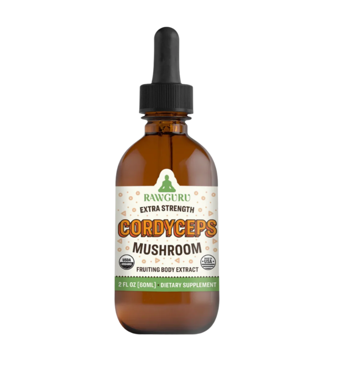 Organic Extra Strength Cordyceps Mushroom Tincture - 2 oz