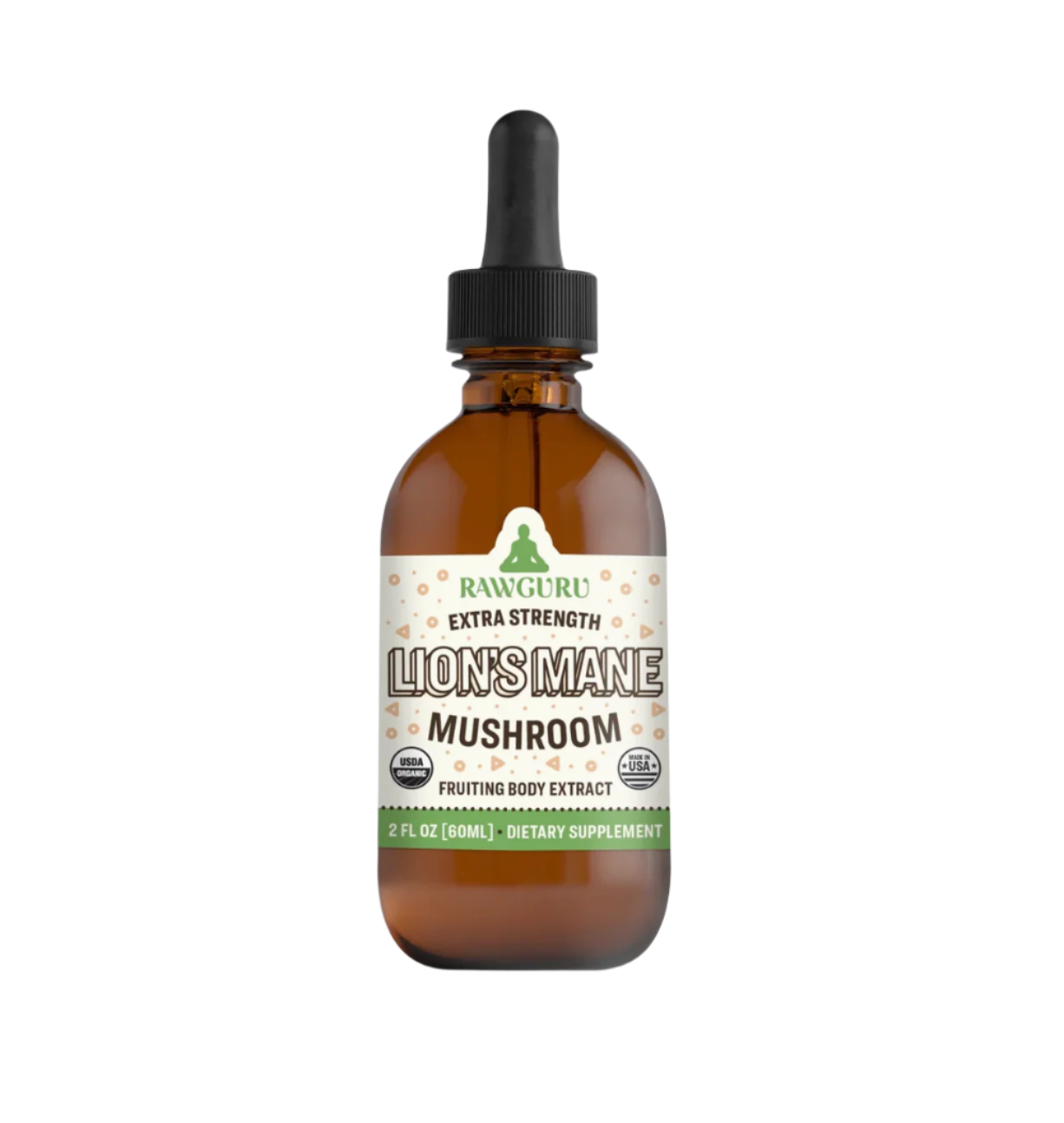 Organic Extra Strength Lion's Mane Tincture - 2 oz