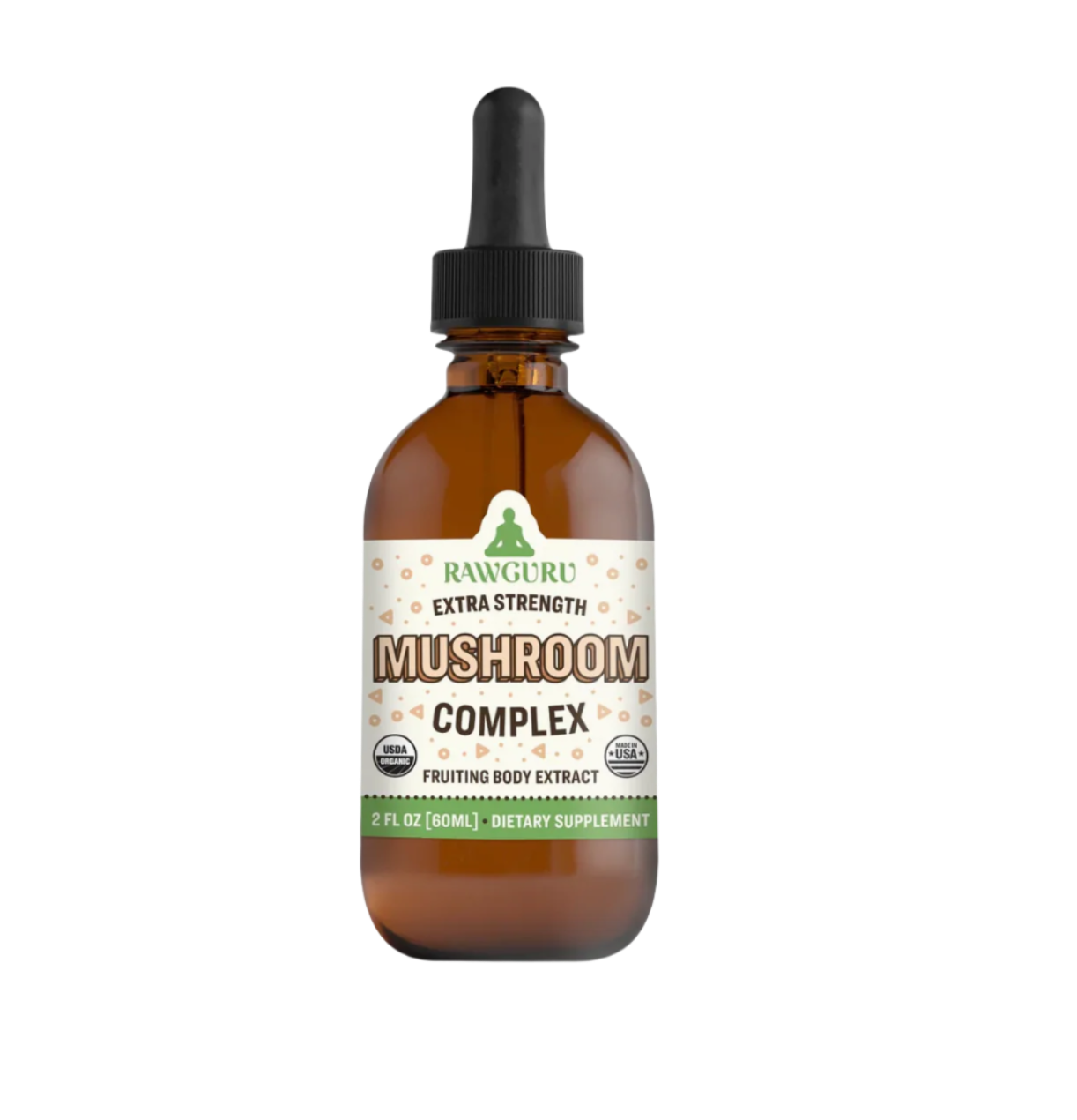 Organic Extra Strength Mushroom Complex Tincture - 2 oz