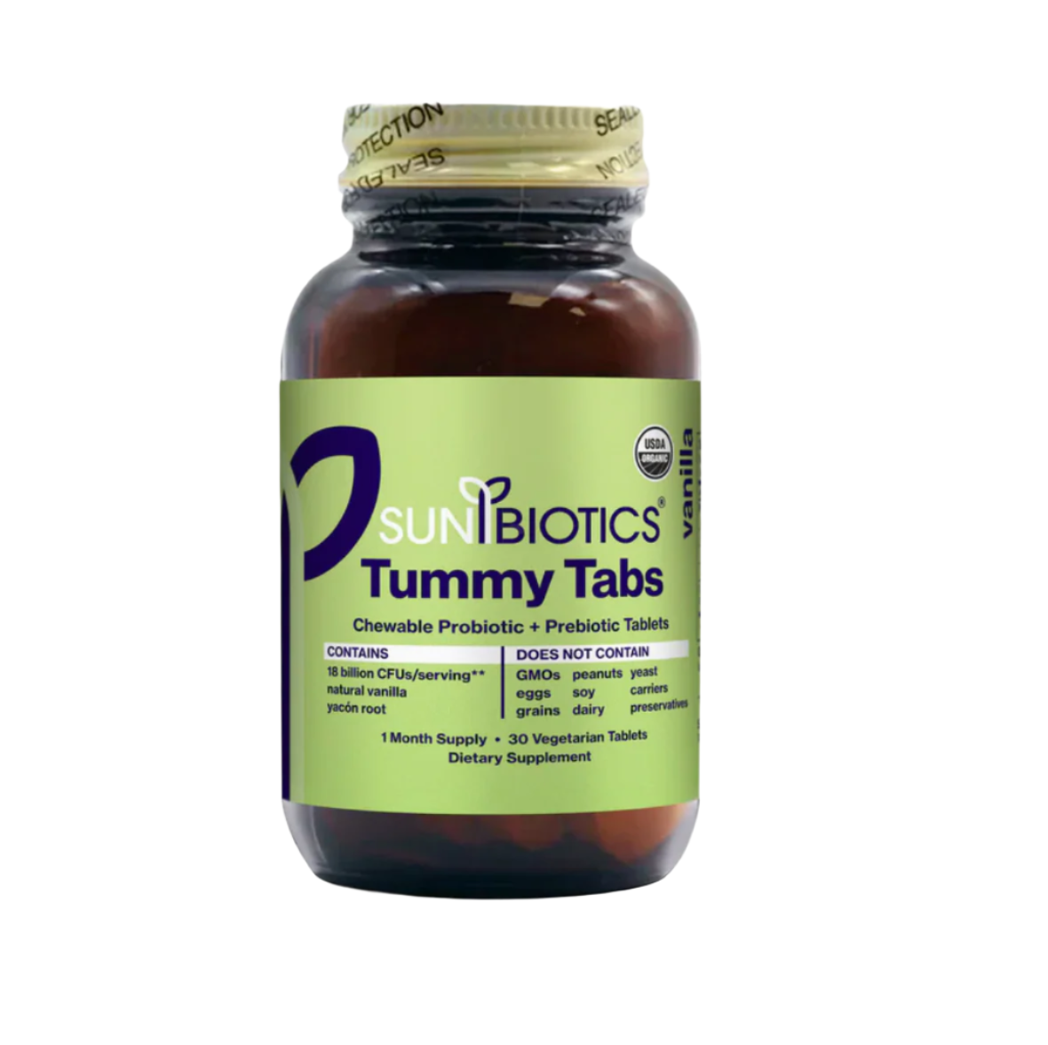 Tummy Tabs - Chewable Probiotic+ Prebiotic Tablets
