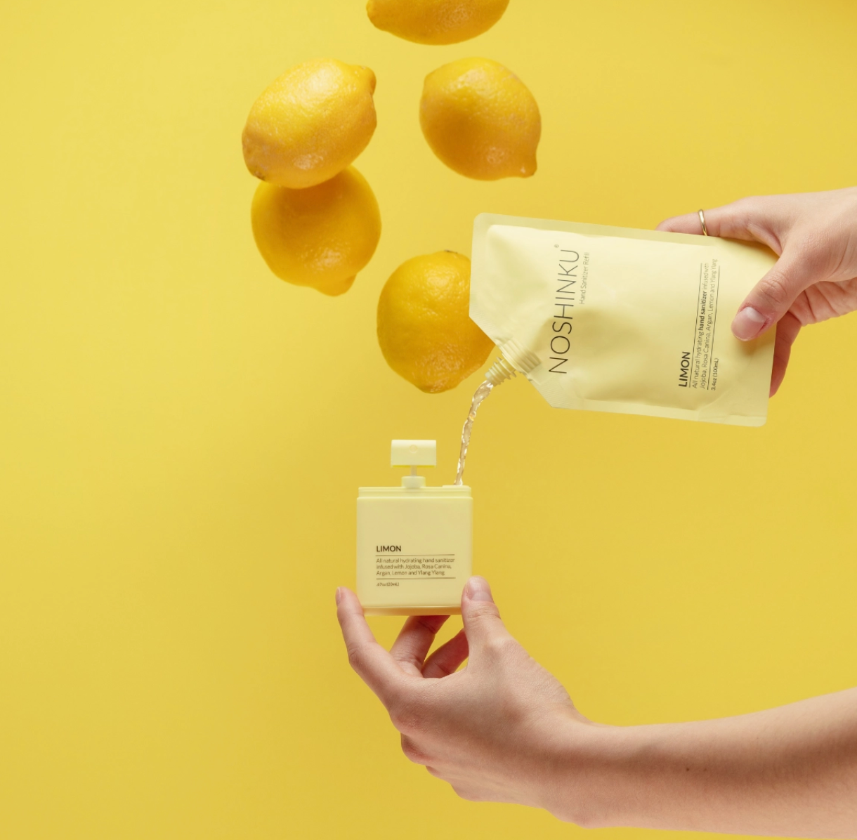 Lemon Ylang-Ylang Moisturizing Pocket Sanitizer