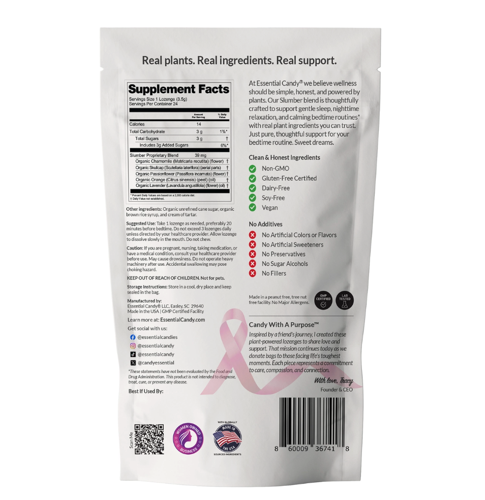 Slumber Plant-Powered Lozenges™ w/ Chamomile, Passionflower
