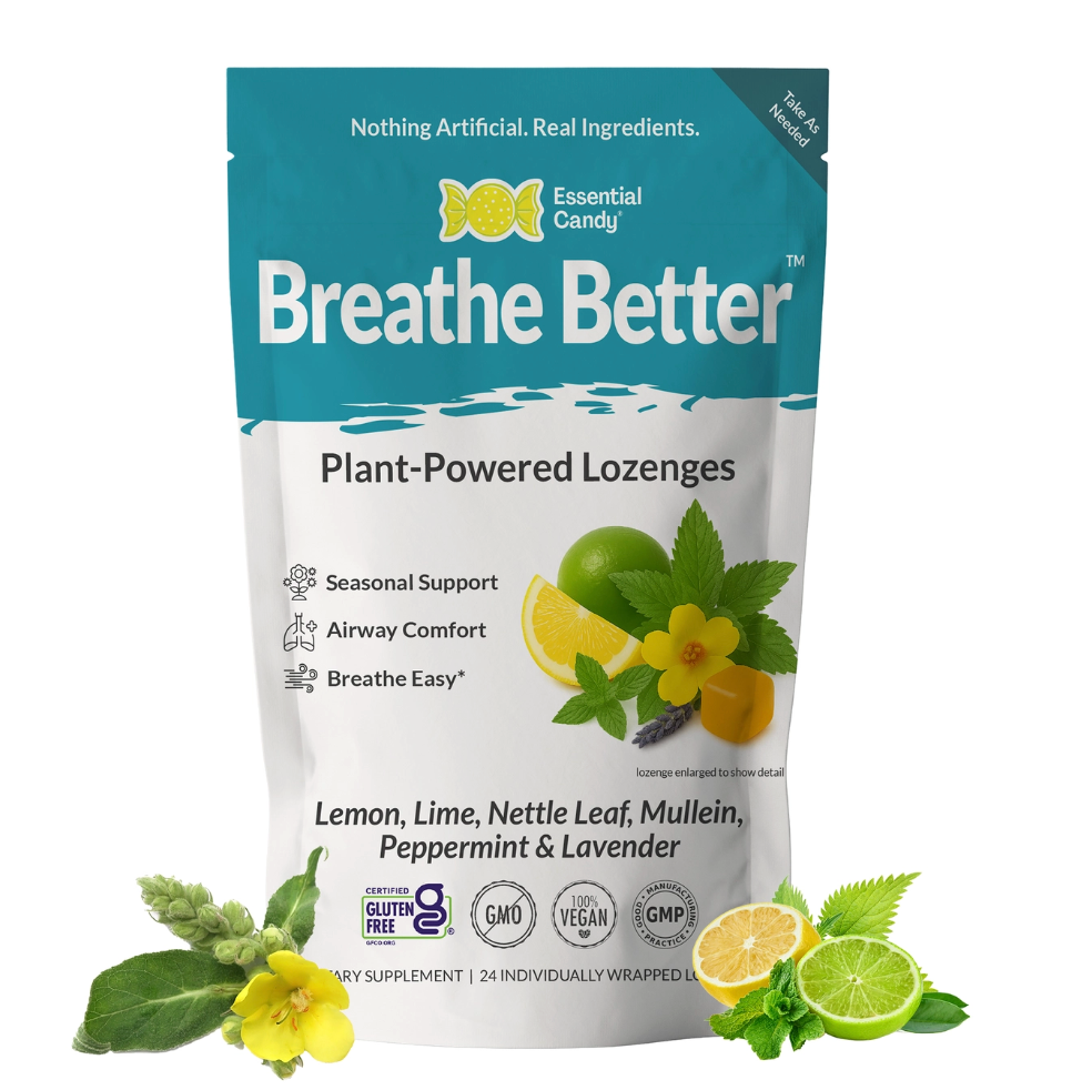 Breathe Better Plant-Powered Lozenges™ with Nettle, Mullen