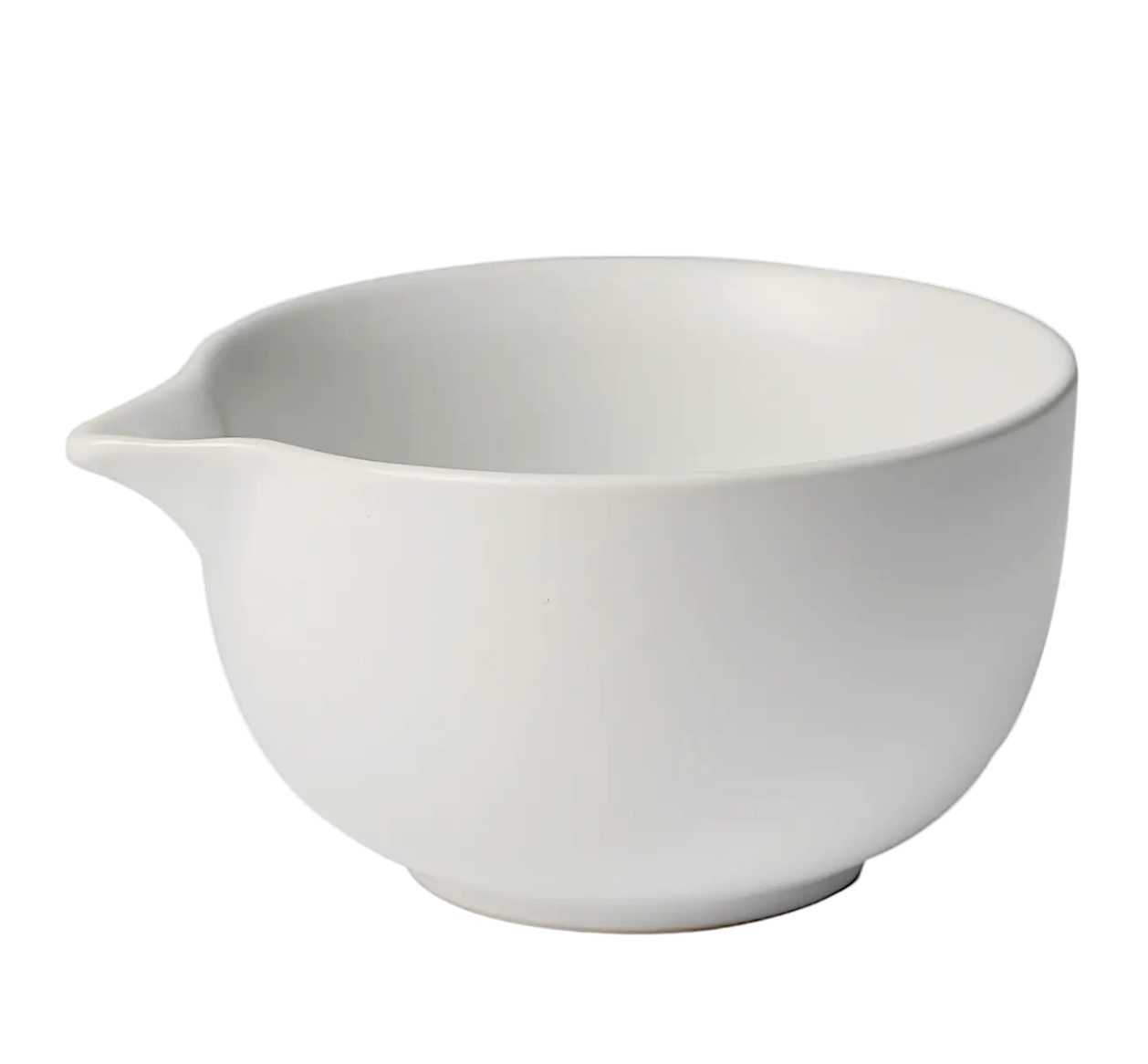 Matcha Bowl with Spout | 10 OZ - Matte White