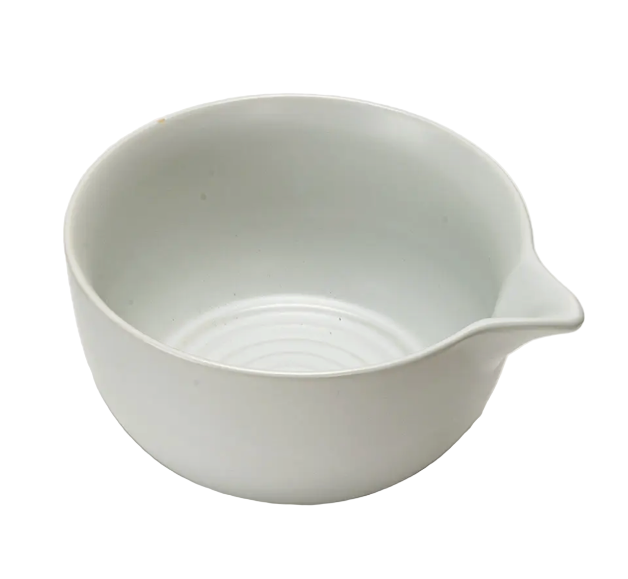 Matcha Bowl with Spout | 10 OZ - Matte White