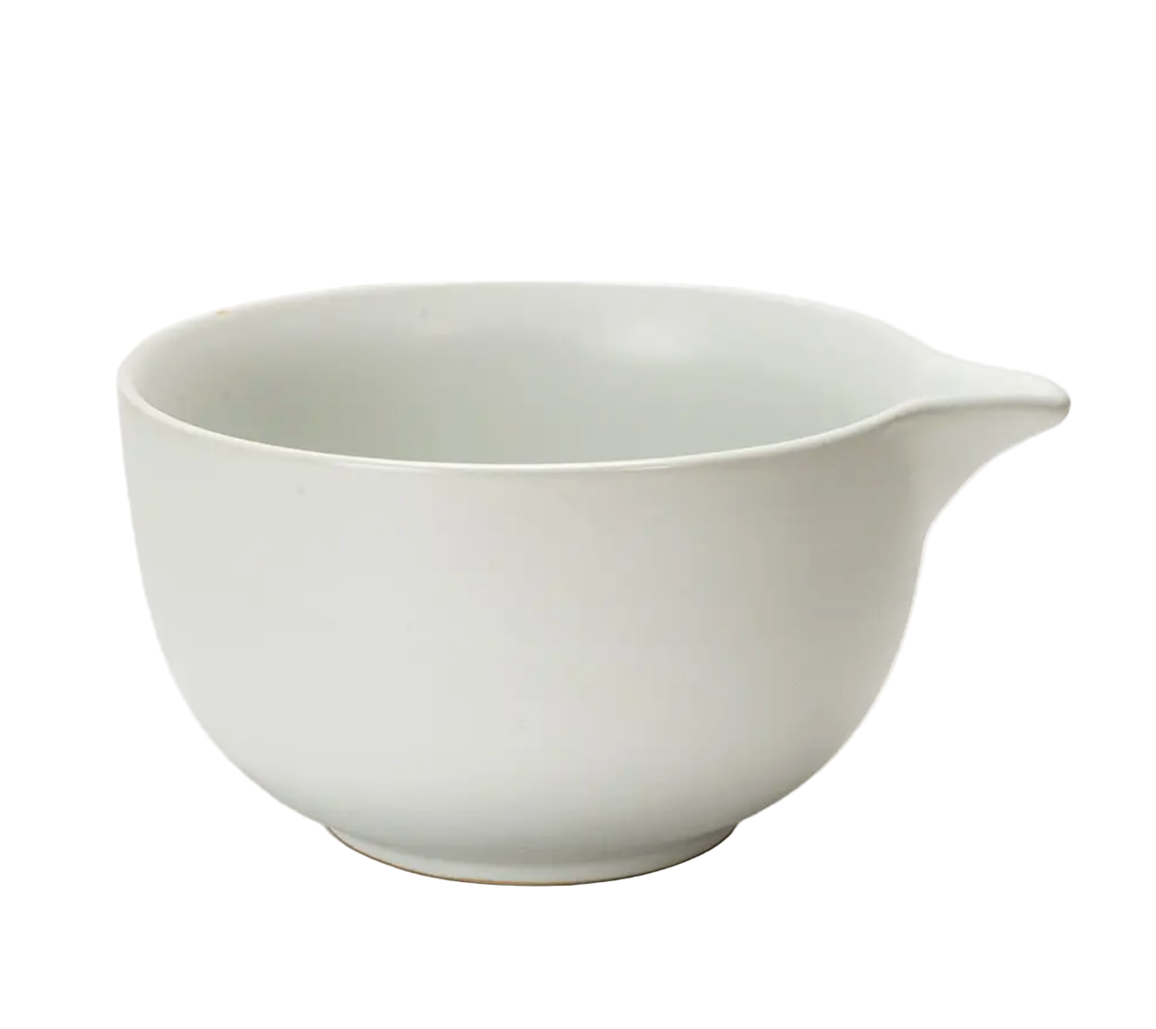 Matcha Bowl with Spout | 10 OZ - Matte White