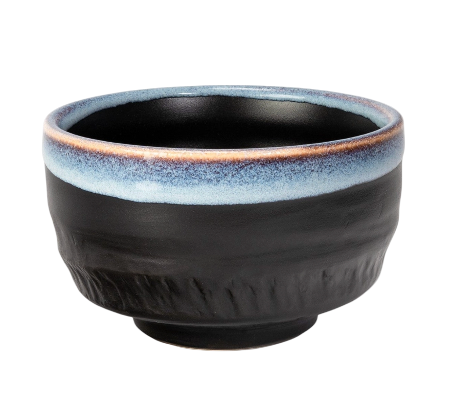 Japanese Mino Ware Matcha Bowl | Chawan - Amebuchi Glazed