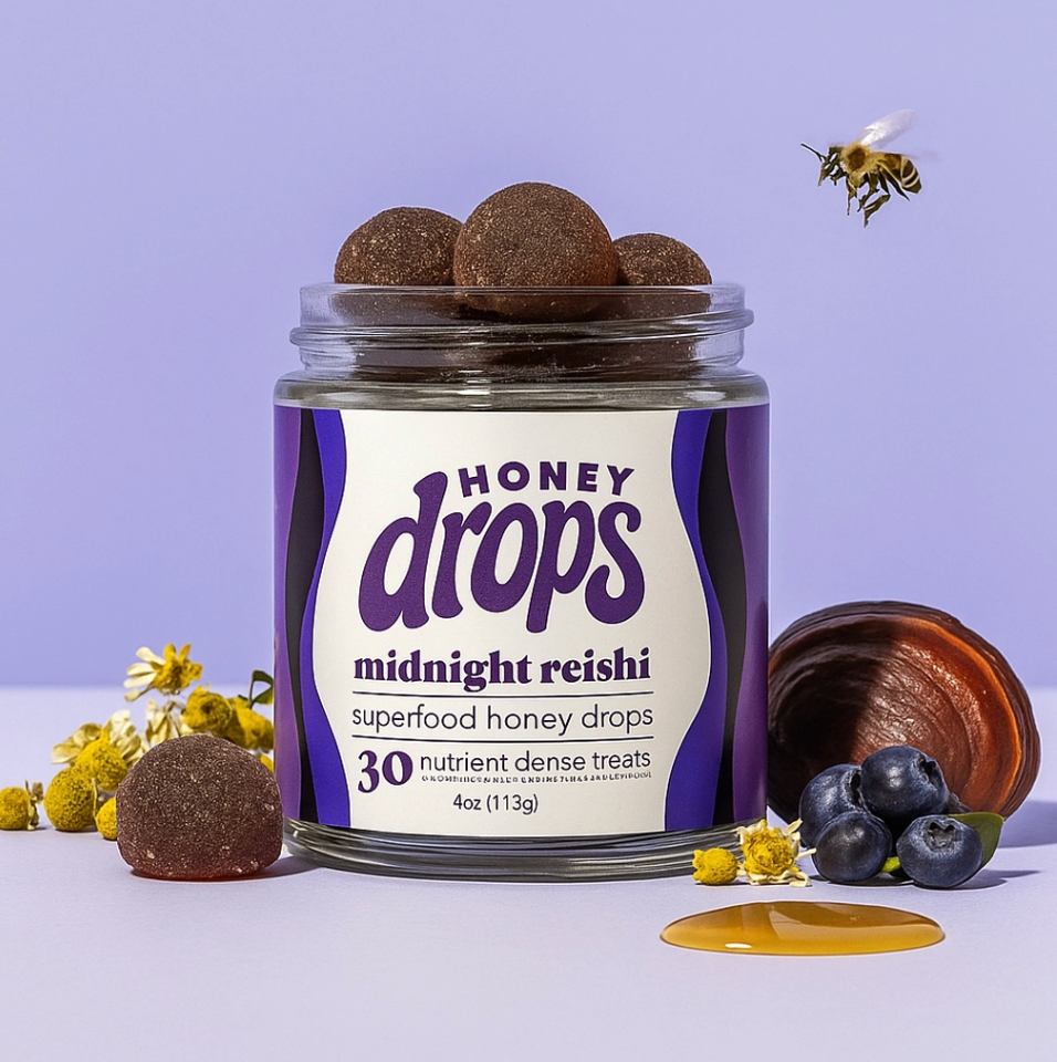 Midnight Reishi | Mushroom Honey Gummies | Rest, Relaxation & Deep Sleep Support
