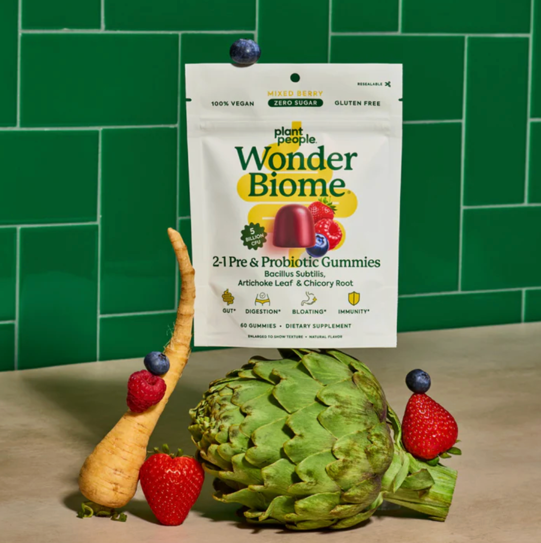 WonderBiome 2-1 Pre & Probiotic Gummies